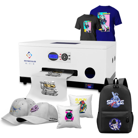 Impresora Refinecolor 330mm A3 DTF XP600/i1600, máquina de impresión de camisetas, transferencia de calor a telas 