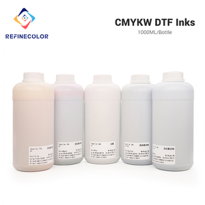 Tintas DTF de calidad CMYK blanco 5 colores 500 ml/1000 ml con precio al por mayor