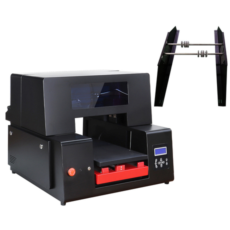 Impresora UV A3 de venta caliente con accesorio giratorio