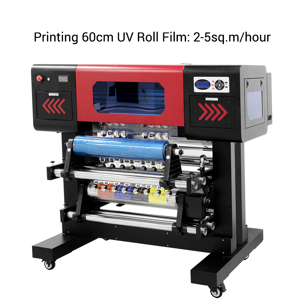 Impresora UV DTF Refinecolor de 60cm Epson I1600U1/ I3200U1/ XP600 rollo a rollo, pegatinas de transferencia de envoltura de taza de impresión, novedad de 2024